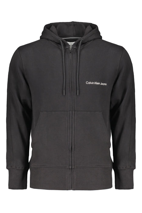 Calvin Klein Mens Black Zip Sweatshirt
