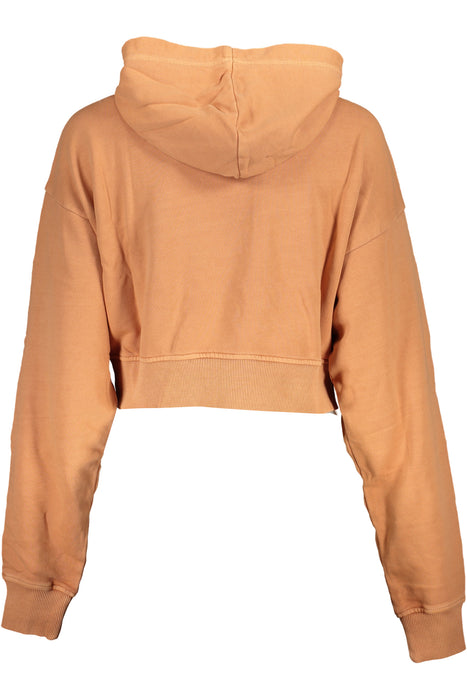 Calvin Klein Womens Zipless Sweatshirt Orange