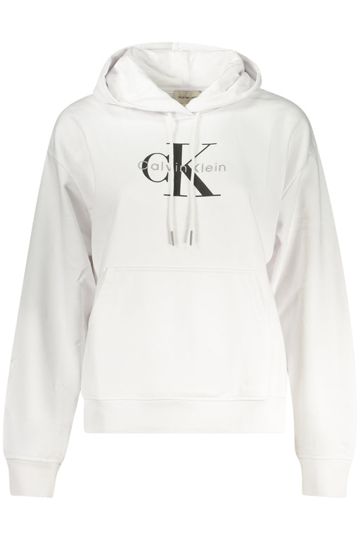 Calvin Klein Womens Zip-Up Sweatshirt White