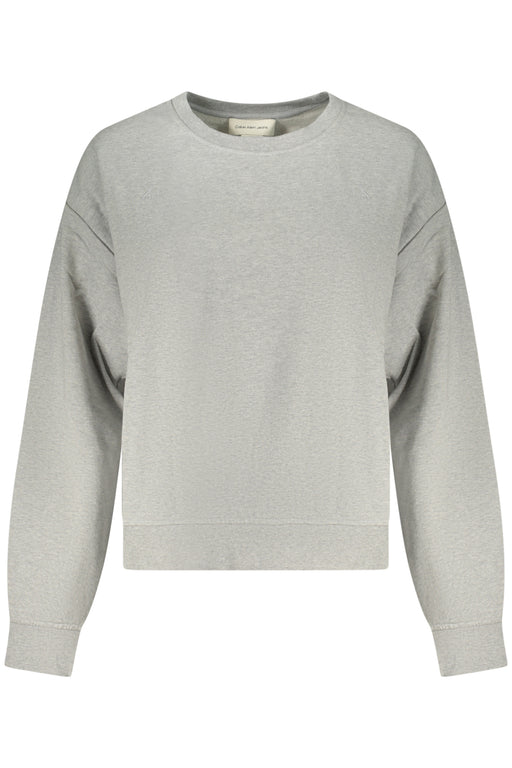 Calvin Klein Womens Gray Zip-Up Sweatshirt