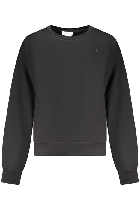 Calvin Klein Womens Black Zip-Up Sweatshirt