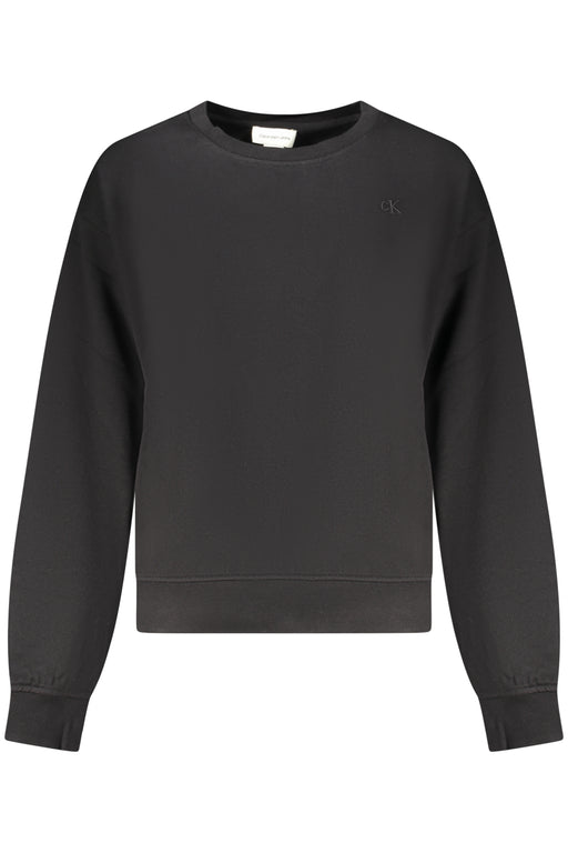 Calvin Klein Womens Black Zip-Up Sweatshirt