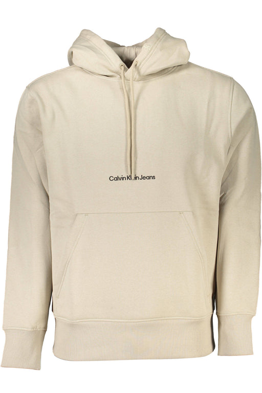 Calvin Klein Mens Beige Zipless Sweatshirt