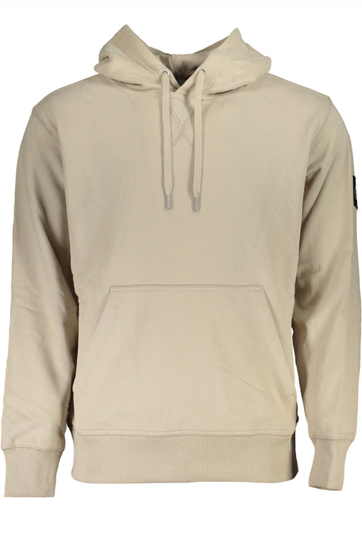 Calvin Klein Mens Beige Zipless Sweatshirt
