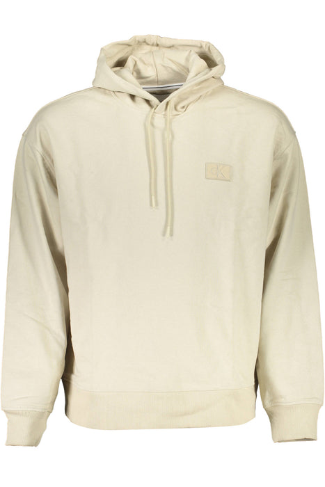 Calvin Klein Sweatshirt Without Zip Man Beige