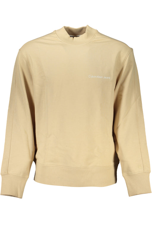 Calvin Klein Mens Beige Zipless Sweatshirt