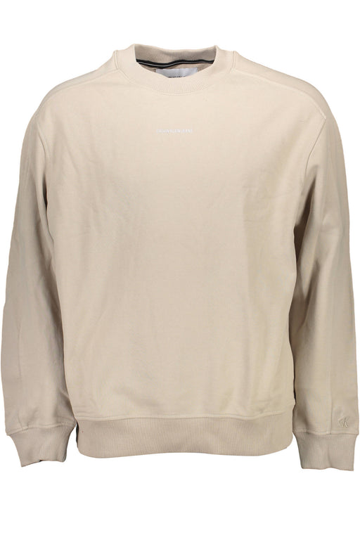 Calvin Klein Sweatshirt Without Zip Man Beige