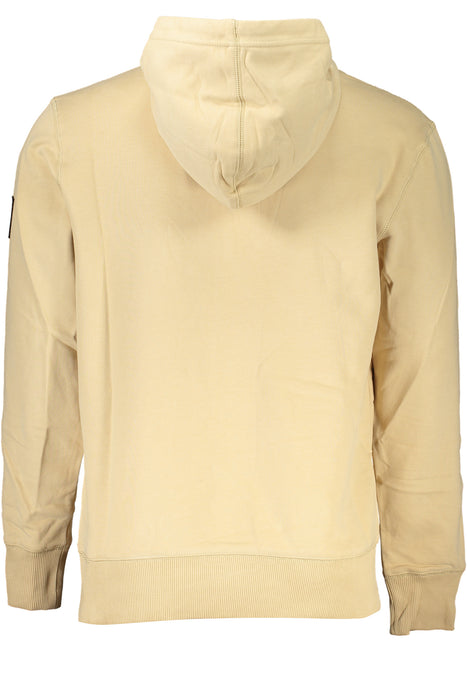 Calvin Klein Mens Beige Zipless Sweatshirt