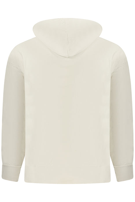 Calvin Klein Mens Zip-Up Sweatshirt, Beige