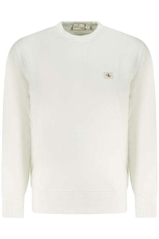 Calvin Klein Mens Zip-Up Sweatshirt White
