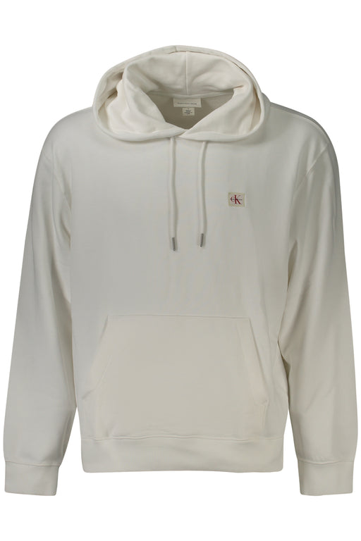 Calvin Klein Mens Zip-Up Sweatshirt White