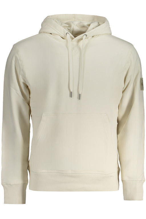 Calvin Klein Mens Zip-Up Sweatshirt White