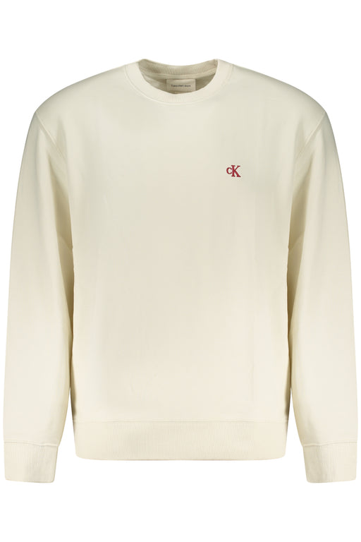Calvin Klein Mens Zip-Up Sweatshirt White