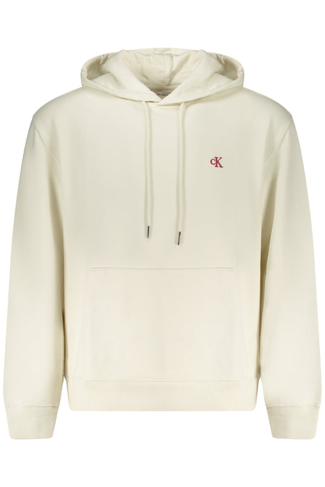 Calvin Klein Mens Zip-Up Sweatshirt White