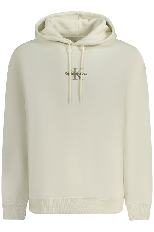 Calvin Klein Mens Zip-Up Sweatshirt White