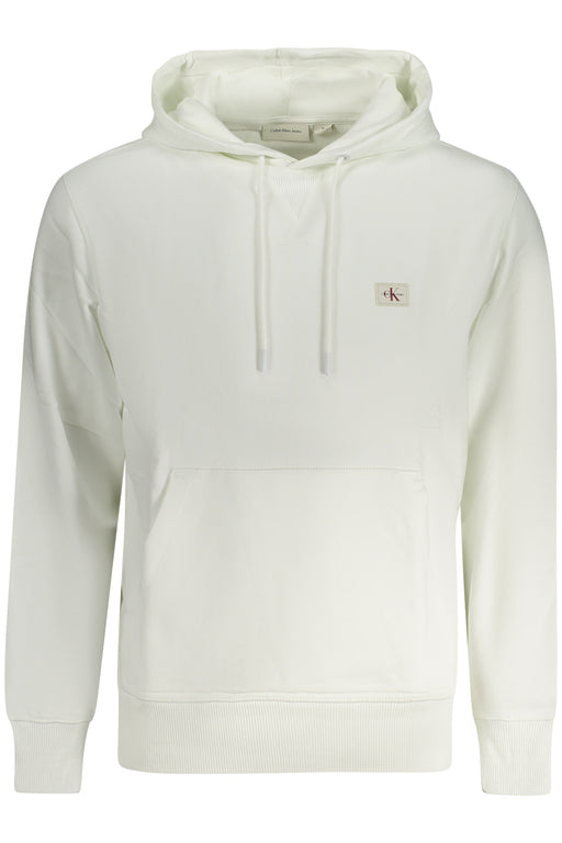 Calvin Klein Mens Zip-Up Sweatshirt White