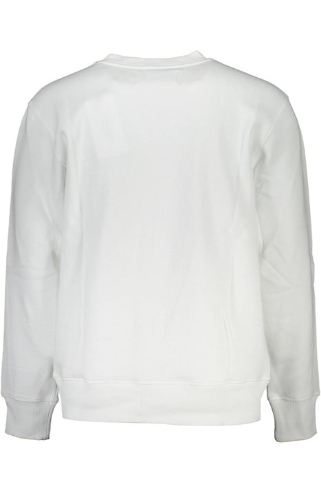 Calvin Klein Mens White Zipless Sweatshirt
