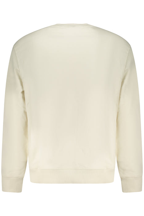 Calvin Klein Mens Zip-Up Sweatshirt White