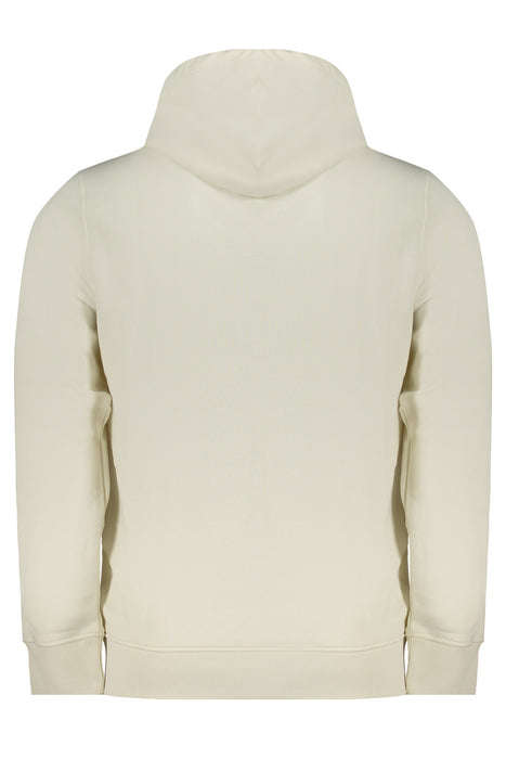 Calvin Klein Mens White Zipless Sweatshirt