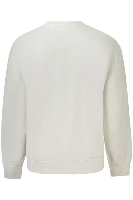 Calvin Klein Mens Zip-Up Sweatshirt White