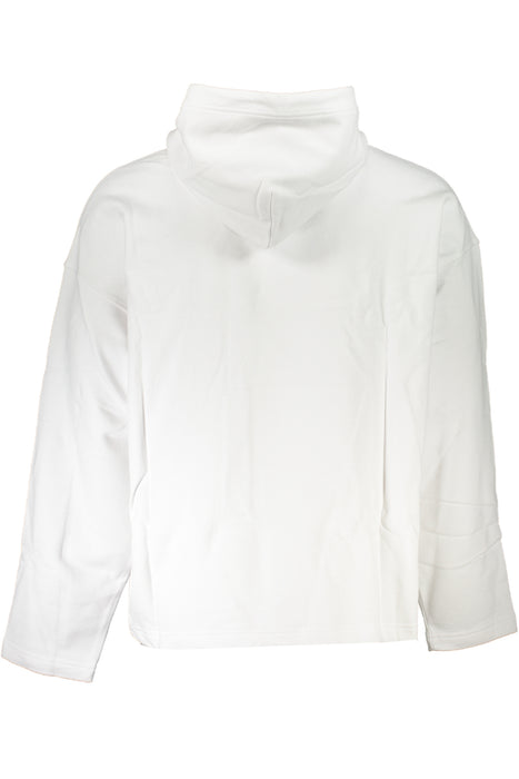 Calvin Klein Mens White Zipless Sweatshirt