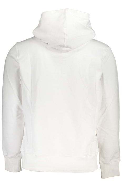 Calvin Klein Mens White Zipless Sweatshirt