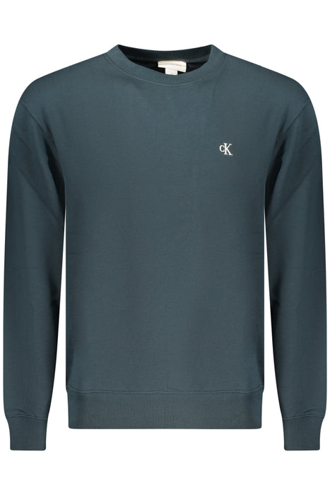 Calvin Klein Mens Blue Zip-Up Sweatshirt