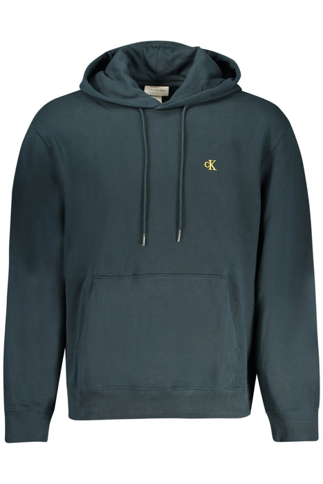 Calvin Klein Mens Blue Zip-Up Sweatshirt