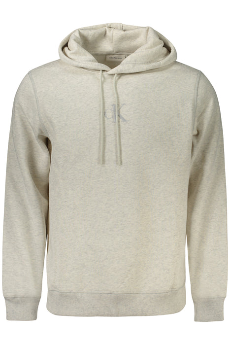 Calvin Klein Mens Zip-Up Sweatshirt Grey