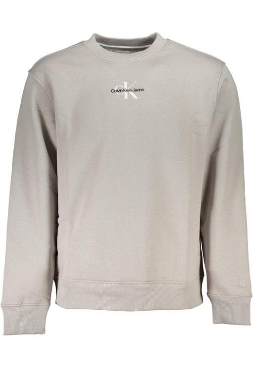 Calvin Klein Mens Gray Zipless Sweatshirt