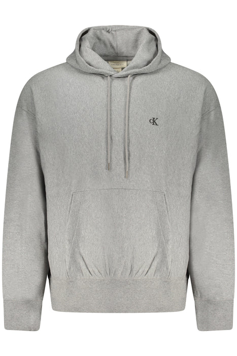 Calvin Klein Mens Gray Zip-Up Sweatshirt