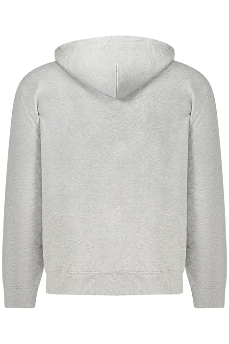 Calvin Klein Mens Gray Zip-Up Sweatshirt