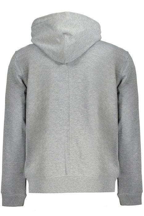 Calvin Klein Mens Zip-Up Sweatshirt Gray