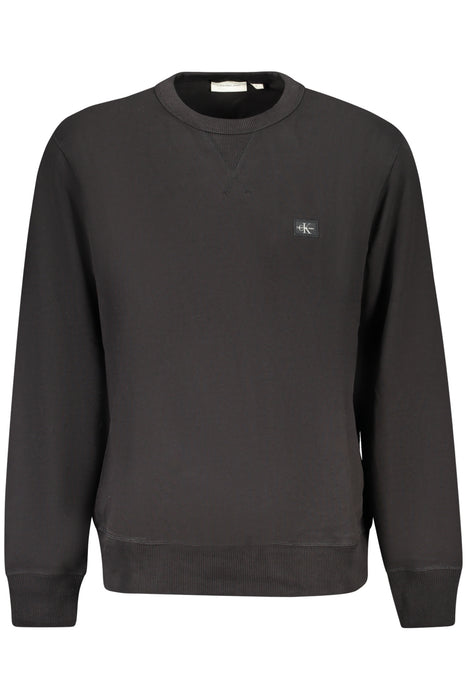 Calvin Klein Mens Black Zip-Up Sweatshirt