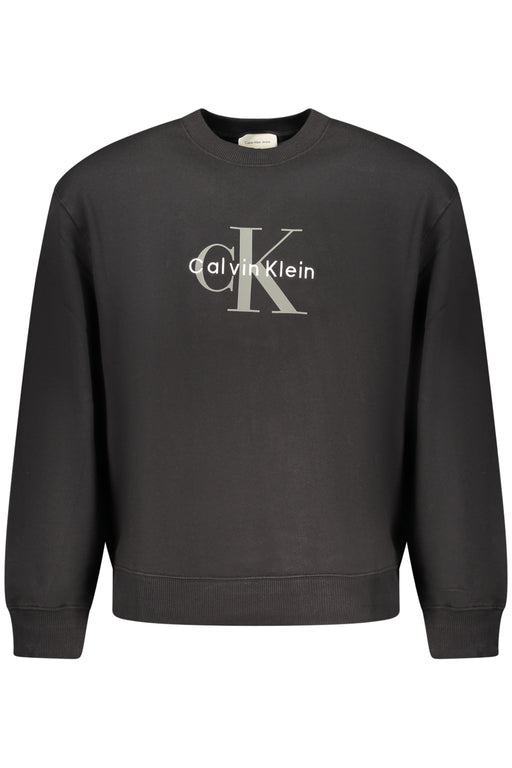 Calvin Klein Mens Black Zip-Up Sweatshirt
