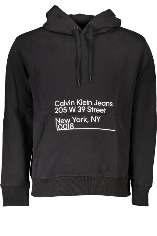 Calvin Klein Mens Black Zipless Sweatshirt