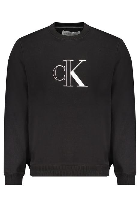 Calvin Klein Mens Black Zipless Sweatshirt