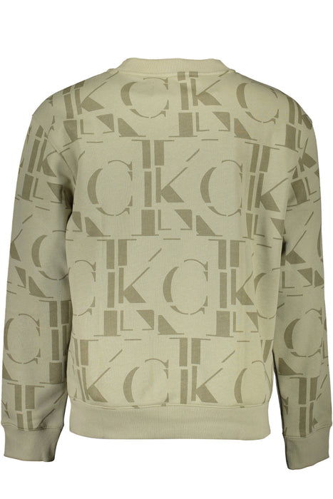Calvin Klein Sweatshirt Without Zip Man Green