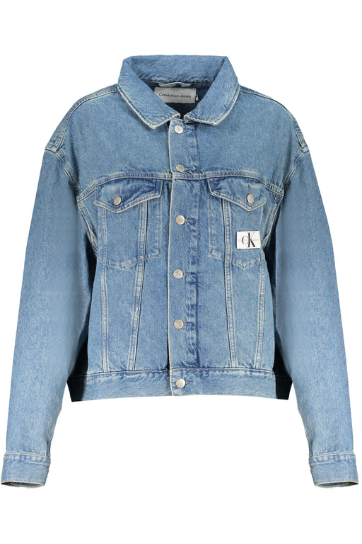 Calvin Klein Light Blue Denim Jacket For Women