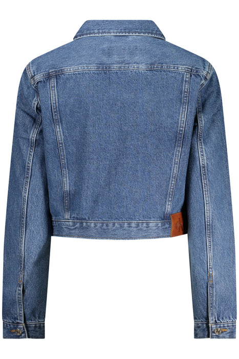 Calvin Klein Womens Blue Denim Jacket