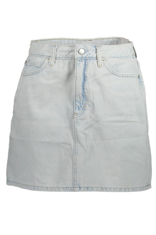 Calvin Klein Womens Light Blue Short Skirt