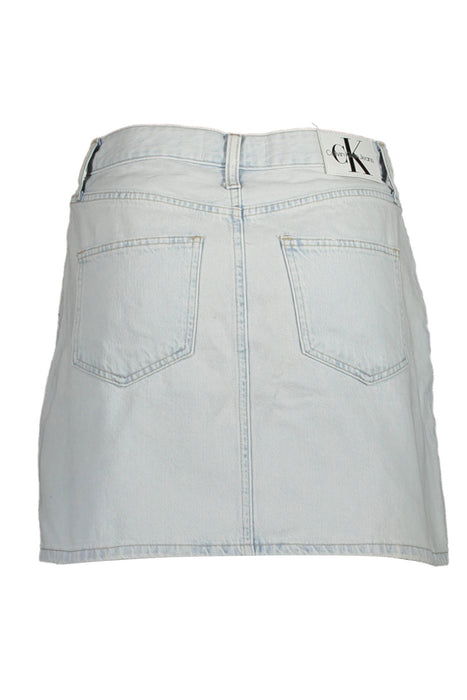 Calvin Klein Womens Light Blue Short Skirt