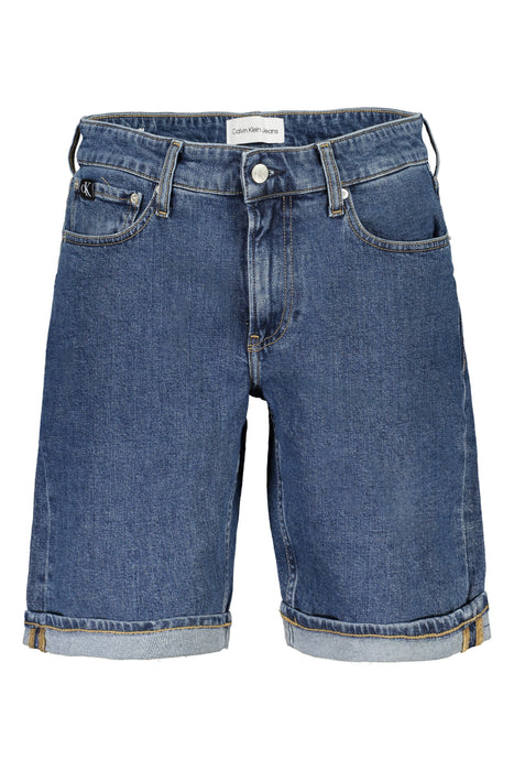 Calvin Klein Mens Jeans Short Blue