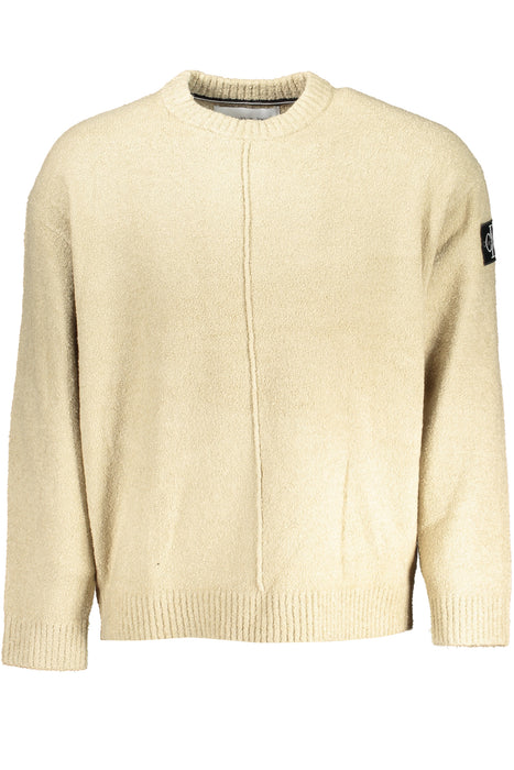 Calvin Klein Mens Beige Sweater