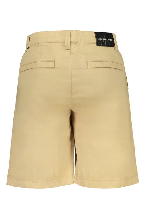Calvin Klein Ανδρικό Beige Bermuda Pants | Αγοράστε Calvin Online - B2Brands | , Μοντέρνο, Ποιότητα - Υψηλή Ποιότητα