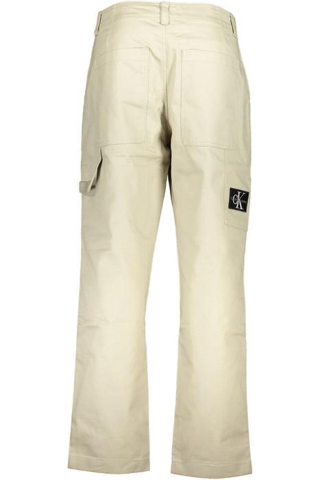 Calvin Klein Mens Beige Trousers