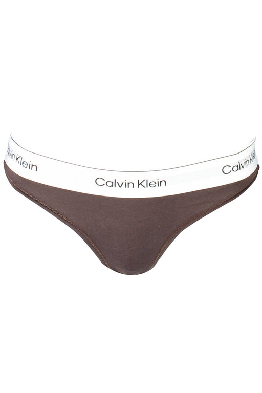 Calvin Klein Womens Thong Brown