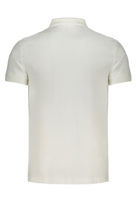 Calvin Klein Mens White Short Sleeve Polo Shirt