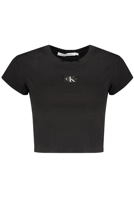 Calvin Klein Womens Short Sleeve T-Shirt Black