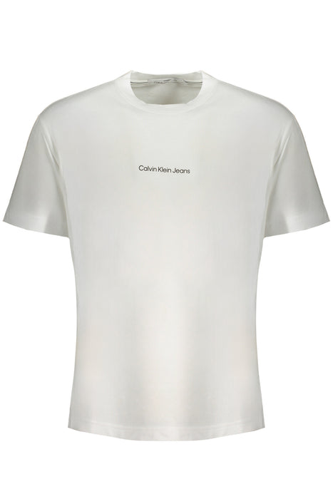 Calvin Klein Mens Short Sleeve T-Shirt White